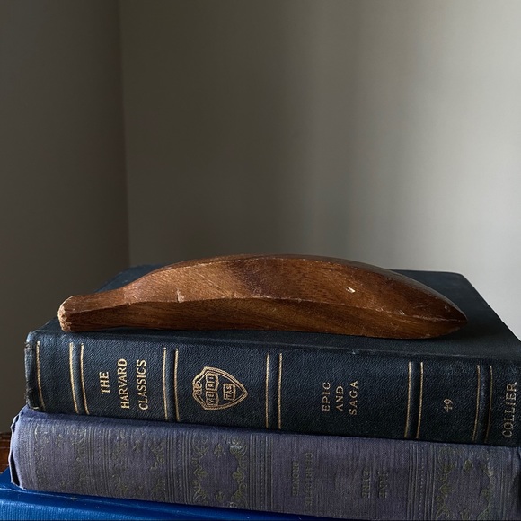 SOLD - Mid Century Monkey Pod Wooden Fruit - Picture 11 of 14